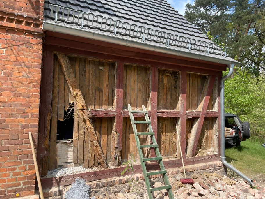 Restaurierung Fachwerk, Sanierung, Altbau, Zimmerei, Holzbau, Schreiner, Luckenwalde,